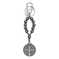 CHAVEIRO DEZENA HEMATITA ONIX
