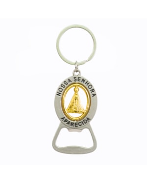 CHAVEIRO NOSSA SENHORA APARECIDA COM ABRIDOR DE GARRAFA