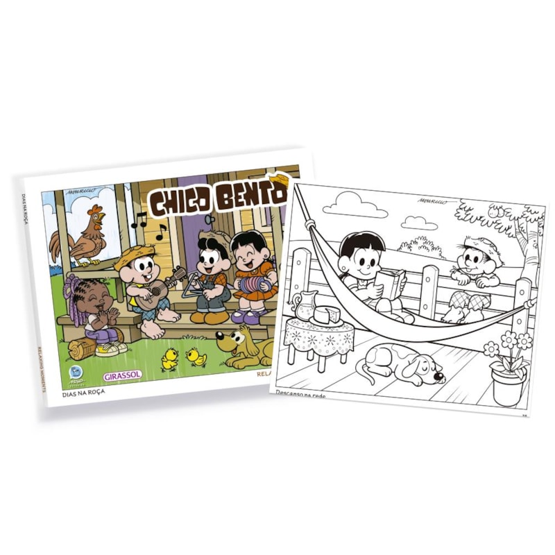CHICO BENTO - DIAS NA ROÇA: RELAXING MOMENTS - LIVRO DE COLORIR