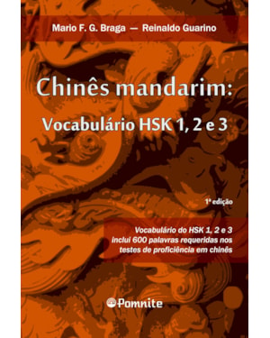 Chinês mandarim: vocabulário hsk 1 2 e 3