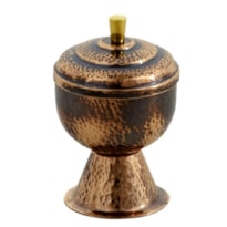 CIBÓRIO 11CM DE ALTURA 100 PARTICULAS COBRE