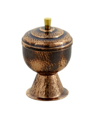 CIBÓRIO 11CM DE ALTURA 100 PARTICULAS COBRE