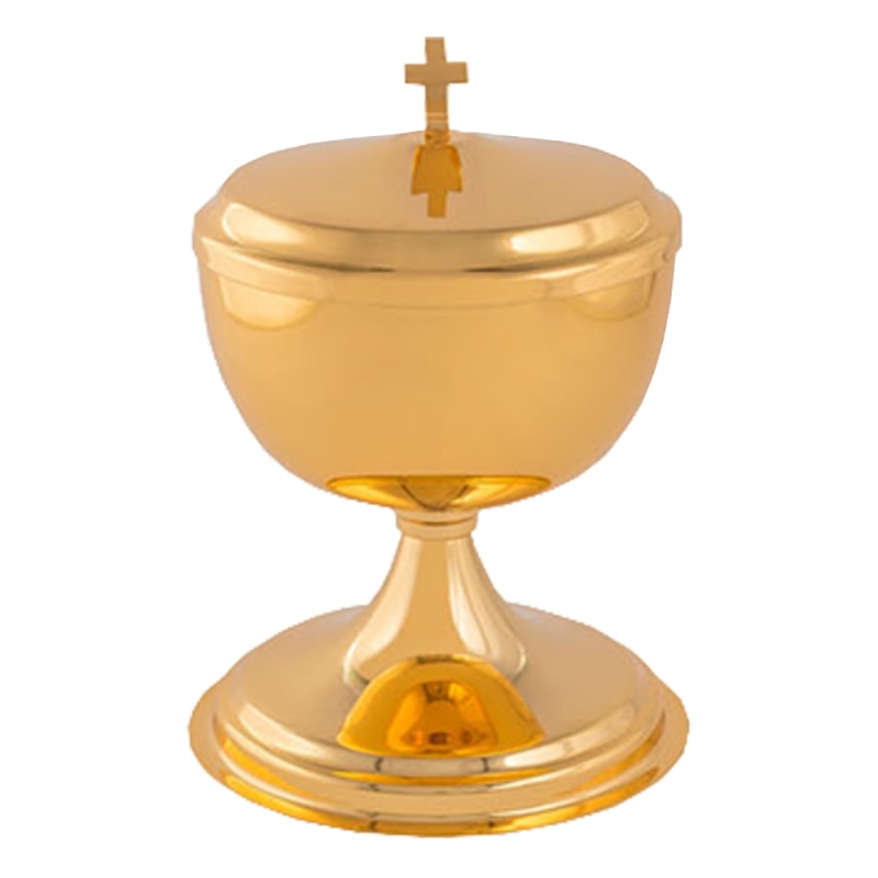 CIBORIO 19CM DE ALTURA DOURADO 320 PARTICULA