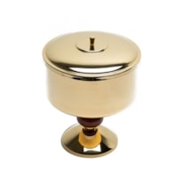 CIBÓRIO 24CM DE ALTURA DOURADO 1200 PARTICULAS