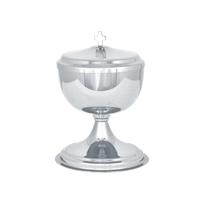 CIBÓRIO DOURADO INTERNO 19CM DE ALTURA 360 PARTICULAS