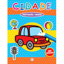 CIDADE: PORTUGUÊS / INGLÊS - COM ADESIVOS!