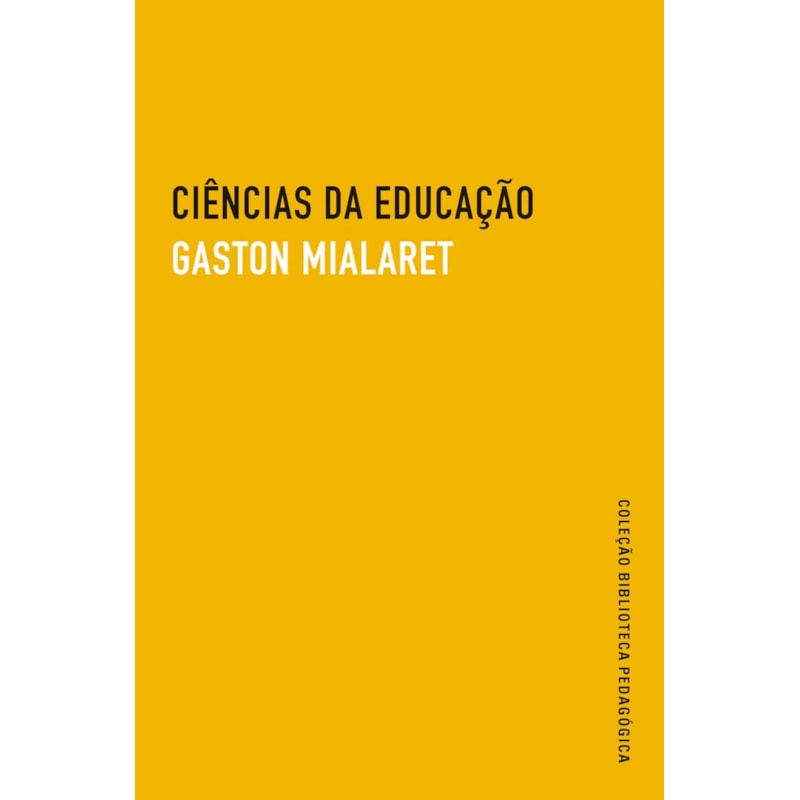 CIÊNCIAS DA EDUCAÇÃO