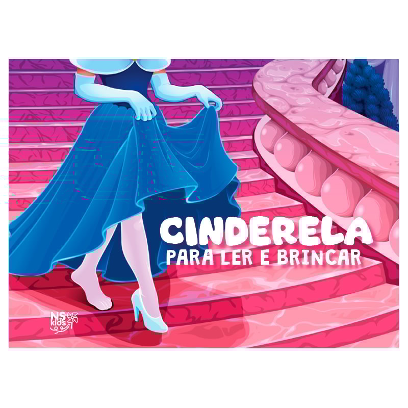 CINDERELA - PARA LER E COLORIR