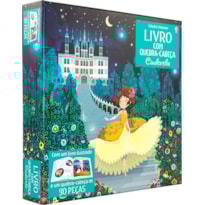 CINDERELA; LIVRO COM QUEBRA-CABEÇAS