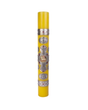 CÍRIO PASCAL AMARELO CORDEIRO 72X95