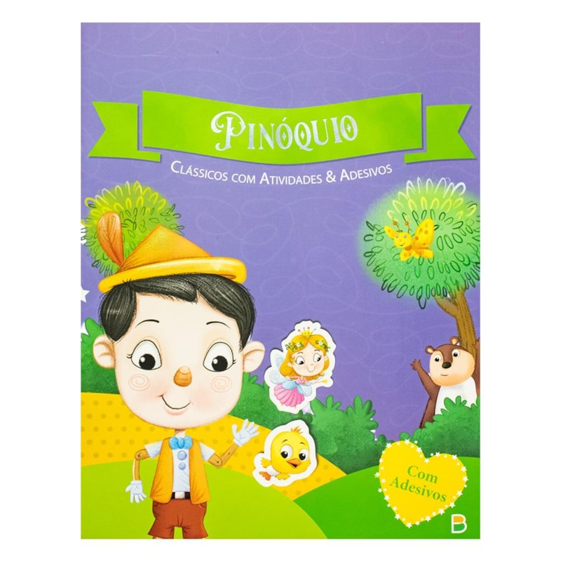 CLÁSSICOS COM ATIVIDADES & ADESIVOS: PINÓQUIO
