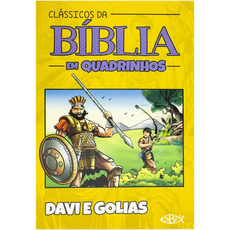CLÁSSICOS DA BÍBLIA EM QUADRINHOS: DAVI E GOLIAS