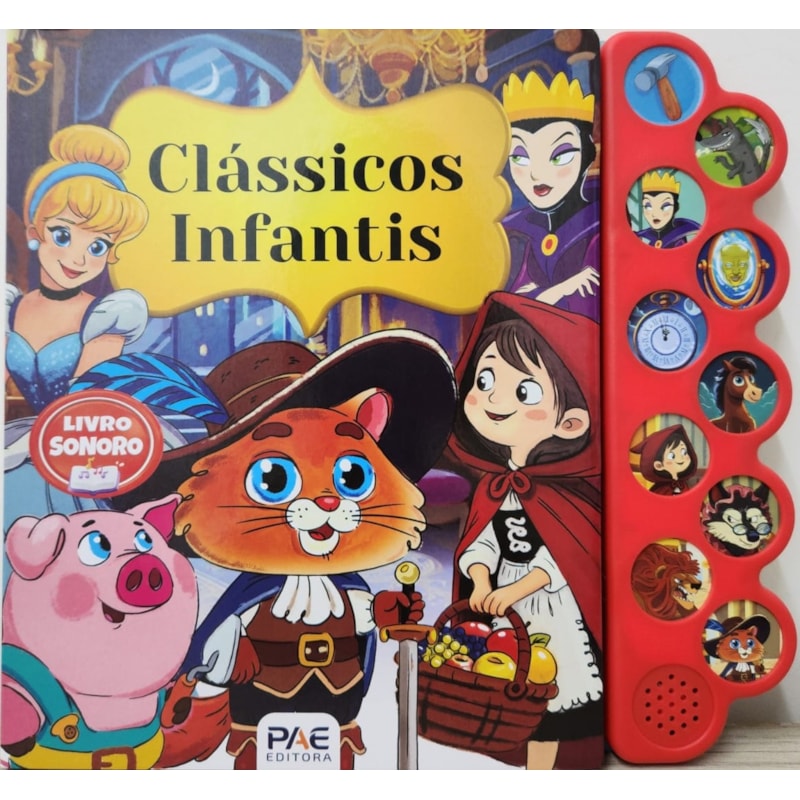 Clássicos infantis: livro sonoro