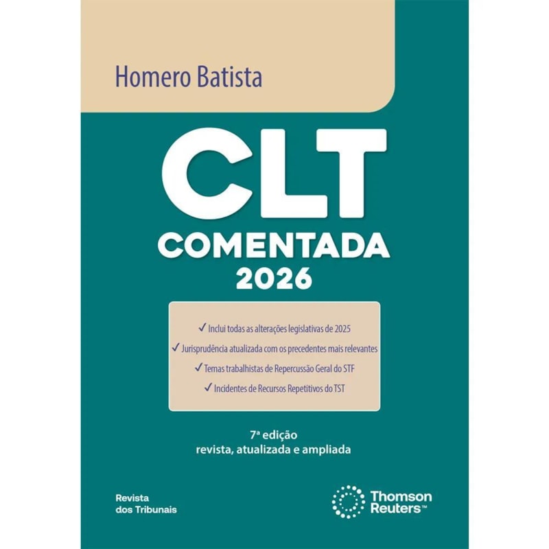 CLT COMENTADA - 7ª EDIÇÃO