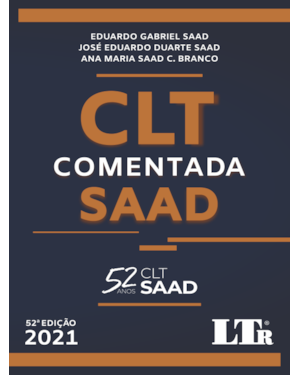 CLT COMENTADA SAAD: ATUALIZADA, REVISTA E AMPLIADA