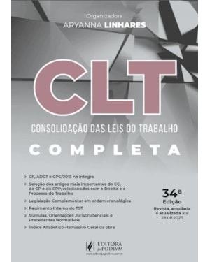 CLT - CONSOLIDAÇÃO DAS LEIS DO TRABALHO - 39º EXAME DE ORDEM