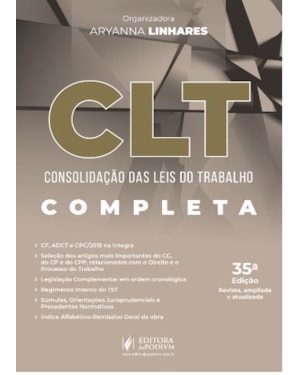 CLT - CONSOLIDAÇÃO DAS LEIS DO TRABALHO - 40º EXAME DE ORDEM