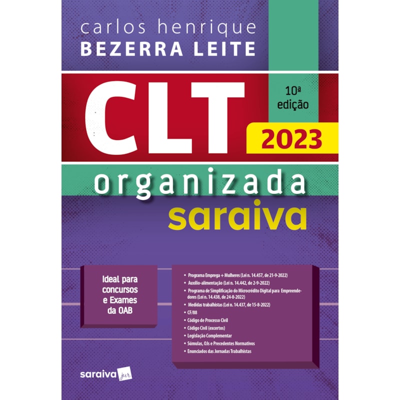 CLT ORGANIZADA - 10ª EDIÇÃO 2023