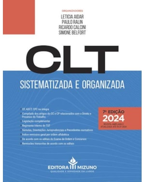 CLT sistematizada e organizada