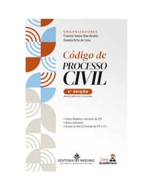 Co´digo de processo civil - 4ª edição (coleção mini códigos 2026)
