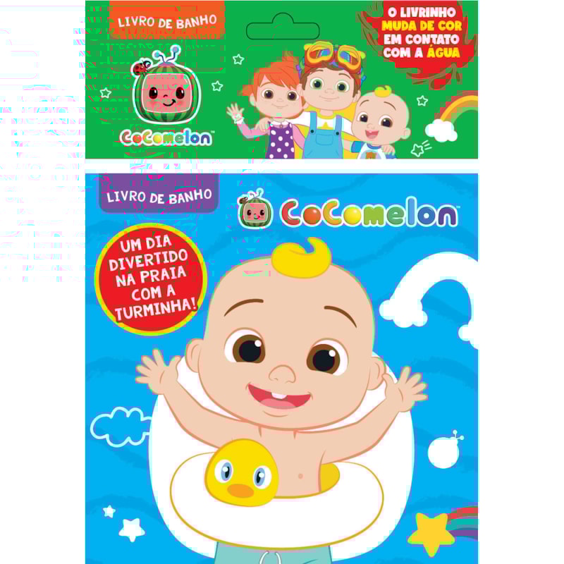 COCOMELON LIVRO DE BANHO