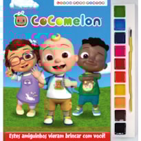 COCOMELON LIVRO PARA PINTAR COM AQUARELA