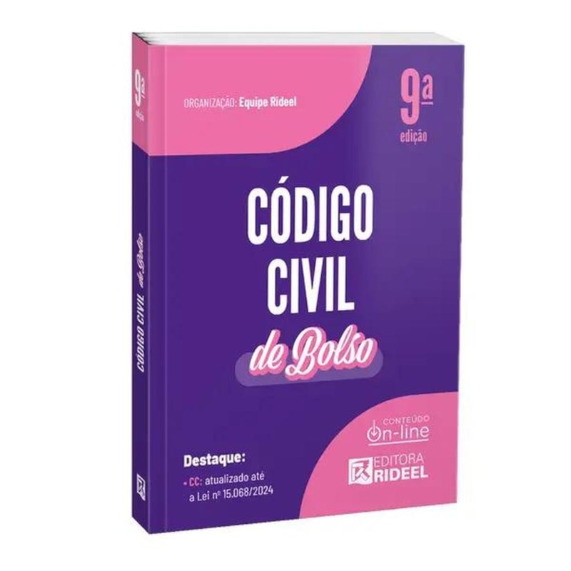 Código Civil - CC de bolso - 2026 Rideel