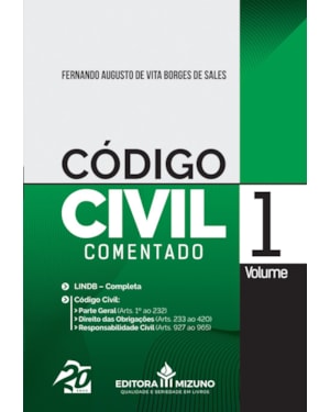 CÓDIGO CIVIL COMENTADO - VOLUME 1