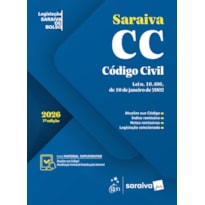 CÓDIGO CIVIL - LEGISLAÇÃO SARAIVA DE BOLSO - 7ª EDIÇÃO 2026