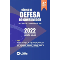 CÓDIGO DE DEFESA DO CONSUMIDOR 2022 - VERSÃO BOLSO