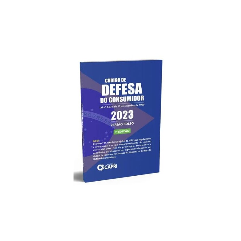 CÓDIGO DE DEFESA DO CONSUMIDOR 2023 - BOLSO