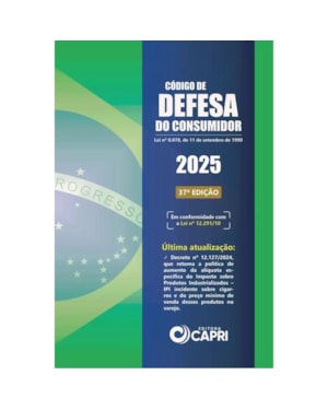 CÓDIGO DE DEFESA DO CONSUMIDOR - 2025