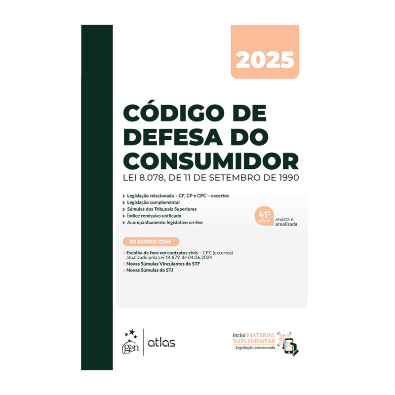 CÓDIGO DE DEFESA DO CONSUMIDOR - 41ª EDIÇÃO 2025