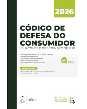 CÓDIGO DE DEFESA DO CONSUMIDOR - 42ª EDIÇÃO 2026