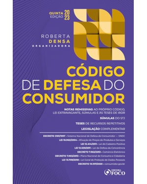 CÓDIGO DE DEFESA DO CONSUMIDOR - 5ª ED - 2023