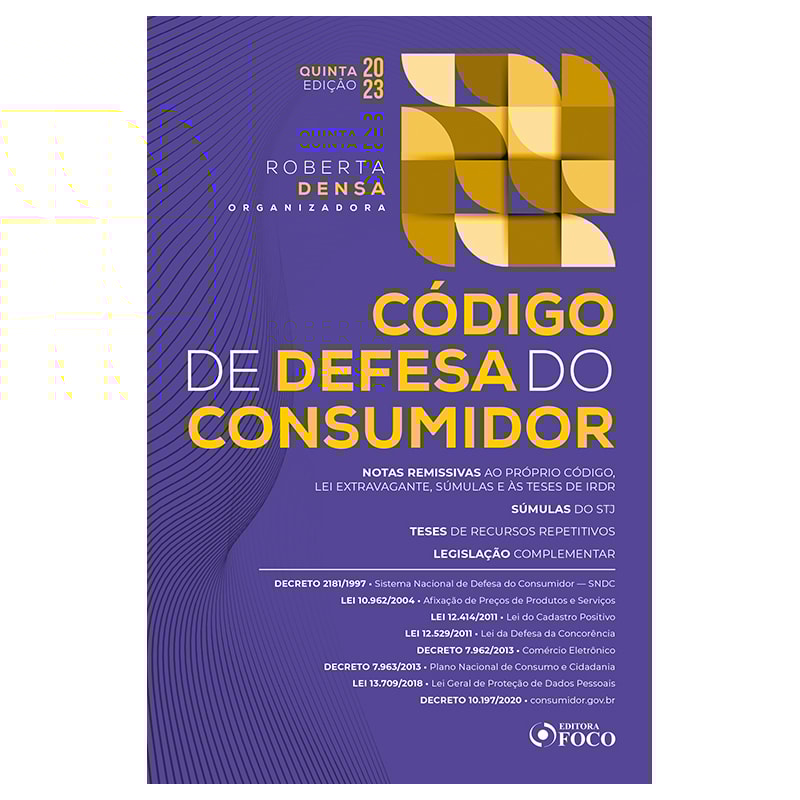 CÓDIGO DE DEFESA DO CONSUMIDOR - 5ª ED - 2023