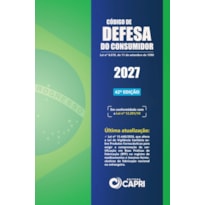 CÓDIGO DE DEFESA DO CONSUMIDOR ATUALIZADO 2027 42ª ED.