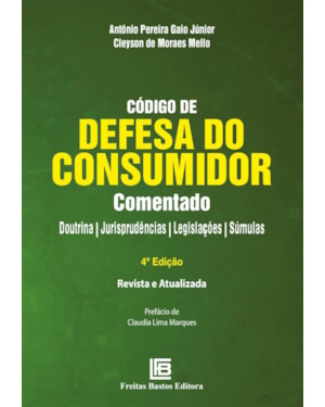 CÓDIGO DE DEFESA DO CONSUMIDOR COMENTADO 4ª EDIÇÃO