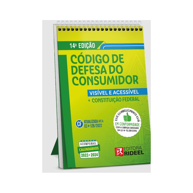CÓDIGO DE DEFESA DO CONSUMIDOR + CONSTITUIÇÃO FEDERAL VISÍVEL E ACESSÍVEL