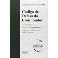 CODIGO DE DEFESA DO CONSUMIDOR: LEI N 8.078, DE 11-9-1990-  SERIE: MANUAIS