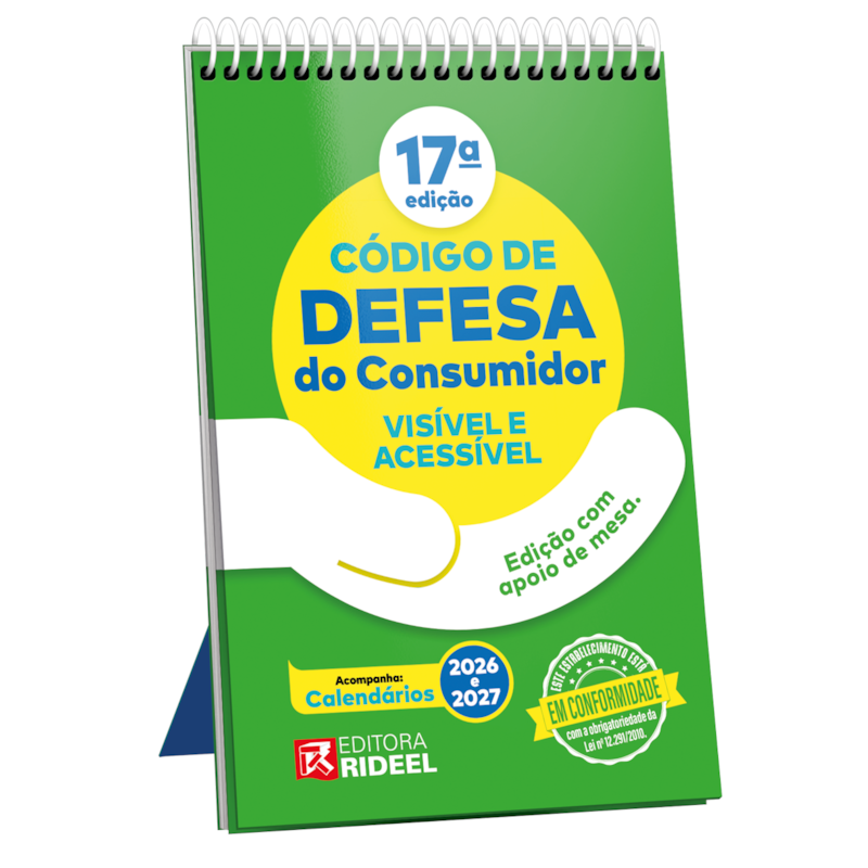 Código de defesa do consumidor - visível e acessível - 17ª edição