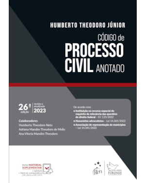 CÓDIGO DE PROCESSO CIVIL ANOTADO