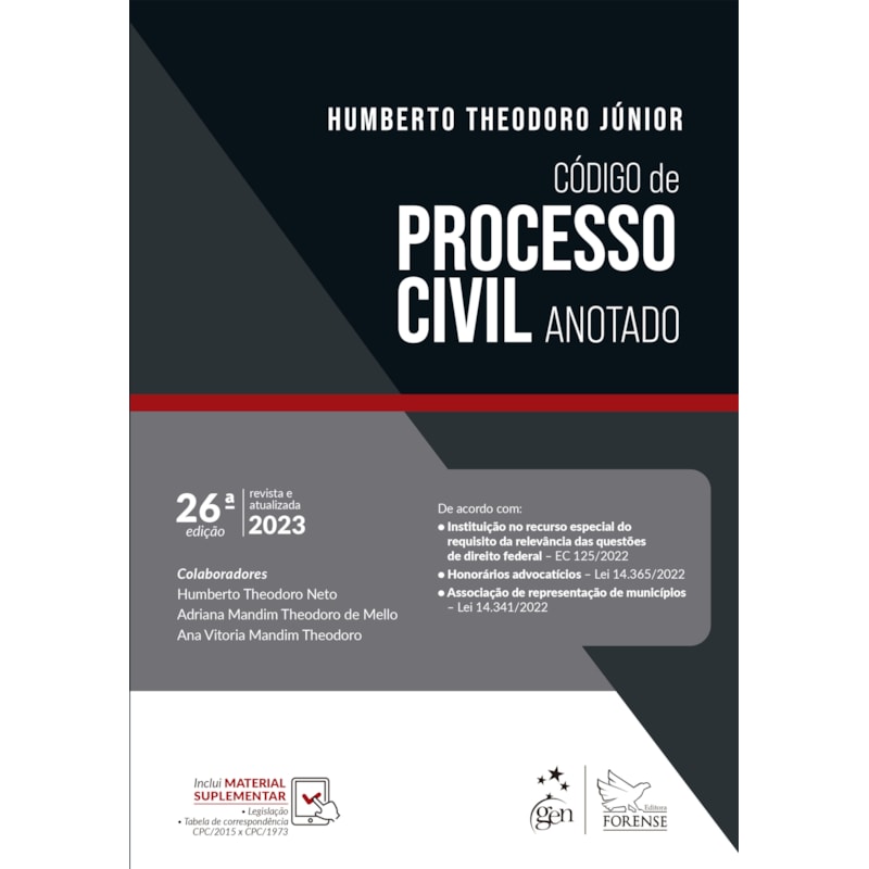 CÓDIGO DE PROCESSO CIVIL ANOTADO