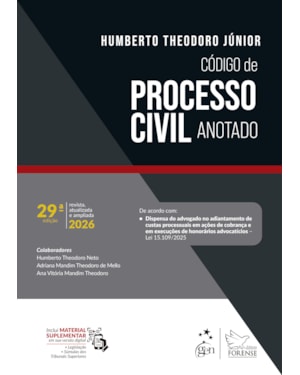 CÓDIGO DE PROCESSO CIVIL ANOTADO - 29ª EDIÇÃO 2026