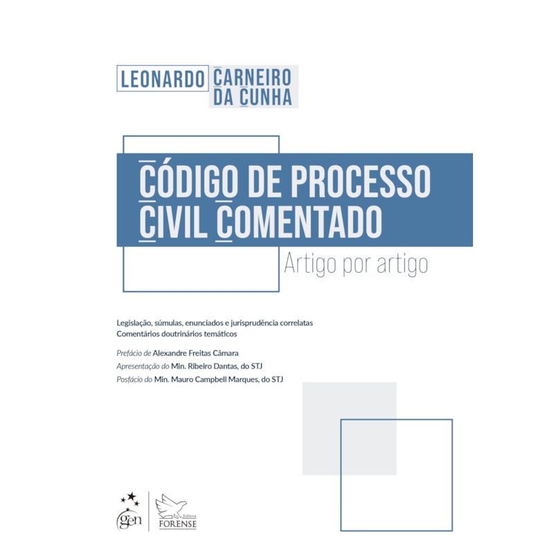 CÓDIGO DE PROCESSO CIVIL COMENTADO - 1ª EDIÇÃO 2023