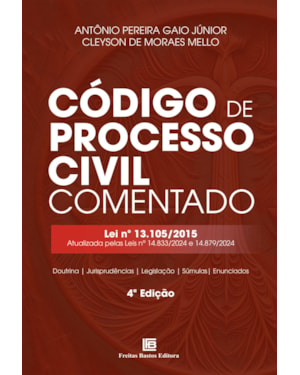 CÓDIGO DE PROCESSO CIVIL COMENTADO 4ª ED
