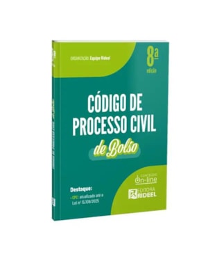 Código de Processo Civil - CPC de Bolso - 2026 Rideel