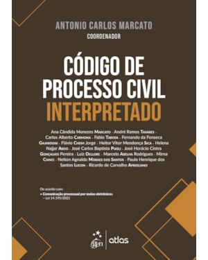 CÓDIGO DE PROCESSO CIVIL INTERPRETADO - 1ª EDIÇÃO 2022