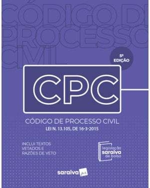 CÓDIGO DE PROCESSO CIVIL MINI - COLEÇÃO SARAIVA DE BOLSO - 5ª EDIÇÃO 2023
