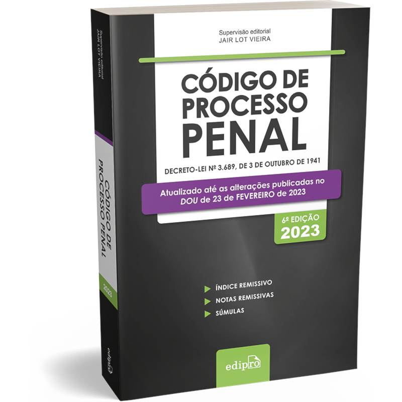 CÓDIGO DE PROCESSO PENAL 2023: MÍNI